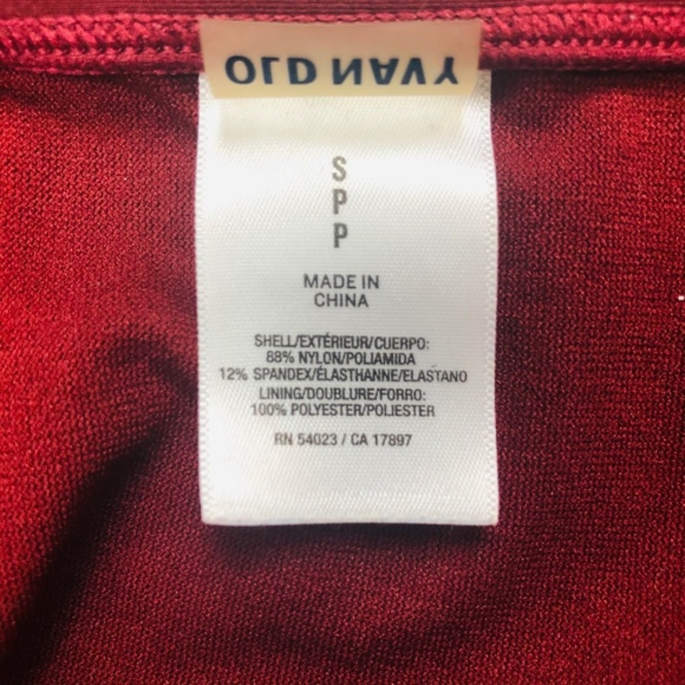 Old Navy Maroon Bikini Swim Suit (Small & Medium) - Picture 5 of 5